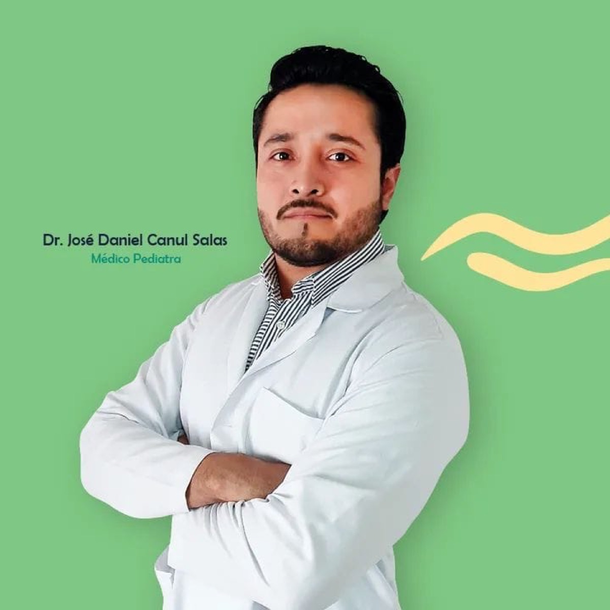 Dr. José Daniel Canul Salas, médico pediatra